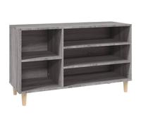 vidaXL Shoe Cabinet Grey Sonoma 102x36x60 cm Engineered Wood UK NEW