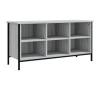 vidaXL Shoe Cabinet Grey Sonoma 100x35x50 cm Engineered Wood