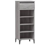 (grey sonoma) vidaXL Shoe Rack Engineered Wood Shoe Storage Cabinet Cupboard Multi Colours