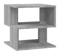 Vidaxl Side Table Grey Sonoma 40X40X40 Cm Engineered Wood