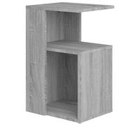 Vidaxl Side Table Grey Sonoma 36X30X56 Cm Engineered Wood