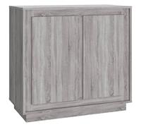 (grey sonoma) vidaXL Sideboard Cabinet Cupboard Highboard Home Organiser Engineered Wood