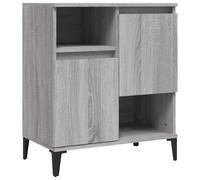 (grey sonoma) vidaXL Sideboard Cabinet Cupboard Highboard Home Organiser Engineered Wood