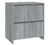 (grey sonoma) vidaXL Sideboard Chipboard Bedroom Storage Book Console Cabinet Multi Colours