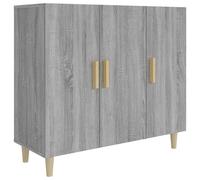 Sideboard Grey Sonoma 90x34x80 cm Engineered Wood #1 GHB