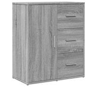 (grey sonoma) vidaXL Sideboard Cupboard Highboard Side Cabinet Brown Oak Engineered Wood