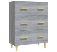 Sideboard Grey Sonoma 70x34x90cm Engineered Wood #3 GF0
