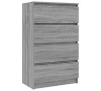 (grey sonoma) vidaXL Sideboard Engineered Wood Storage Drawer Side Cabinet Multi Colours