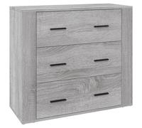 (Grey sonoma) vidaXL Sideboard Storage Cupboard Cabinet Buffet Highboard Engineered Wood