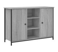 (grey sonoma) vidaXL Sideboard Storage Cupboard Highboard Home Side Cabinet Engineered Wood