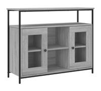(grey sonoma) vidaXL Sideboard Storage Cupboard Highboard Home Side Cabinet Engineered Wood