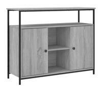 vidaXL Sideboard Grey Sonoma 100x35x80 cm Engineered Wood