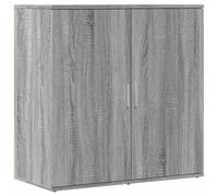 (grey sonoma) vidaXL Sideboard Storage Cupboard Side Cabinet Highboard Black Engineered Wood