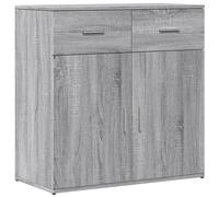 (grey sonoma) vidaXL Sideboard Storage Cupboard Side Cabinet Home Highboard Engineered Wood