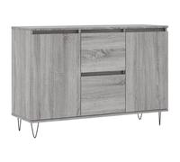 (grey sonoma) vidaXL Sideboard Storage Side Cabinet Cupboard Concrete Grey Engineered Wood
