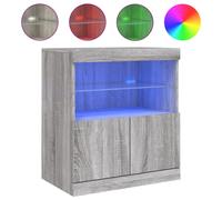 Sideboard with LED Lights Cupboard Highboard Storage Buffet Cabinet vidaXL