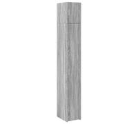 (grey sonoma) vidaXL Slim Storage Cabinet Highboard Sideboard Concrete Grey Engineered Wood