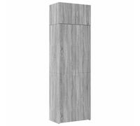 (grey sonoma) vidaXL Storage Cabinet Hall Side Cabinet Sideboard Grey Sonoma Engineered Wood