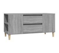 Vidaxl Tv Cabinet Grey Sonoma 102X44.5X50 Cm Engineered Wood, Grey