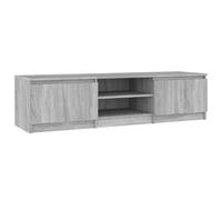Vidaxl Tv Cabinet Grey Sonoma 140X40X35.5 Cm Engineered Wood, Grey