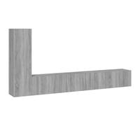 (grey sonoma) vidaXL TV Cabinet Set TV Console Media Unit TV Unit Cupboard Engineered Wood