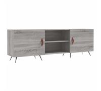 vidaXL TV Cabinet Grey Sonoma 150x30x50 cm Engineered Wood