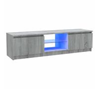 (Grey sonoma) vidaXL TV Cabinet with LED Lights TV Stand TV Unit Hall Entertainment Cenrtre