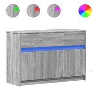 (grey sonoma) vidaXL TV Cabinet with LED TV Stand Media Unit TV Unit Engineered Wood