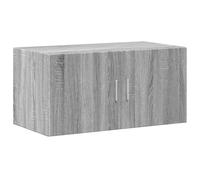 (grey sonoma) vidaXL Wall Cabinet Bathroom Shelf Wall Hanging Cabinet White Engineered Wood