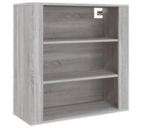 (Grey sonoma) vidaXL Wall Cabinet Engineered Wood Floating Wall Storage Shelf Multi Colours