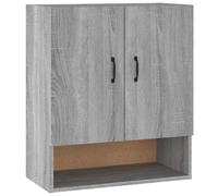 (Grey sonoma) vidaXL Wall Cabinet Hanging Storage Cabinet Wall Cupboard Engineered Wood