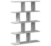 (grey sonoma) vidaXL Wall Cube Shelf 12 Compartments Storage Floating Shelf Engineered Wood