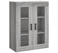 vidaXL Wall Mounted Cabinet Grey Sonoma 69.5x34x90 cm, Grey