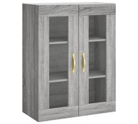 (grey sonoma) vidaXL Wall Mounted Cabinet Bathroom Wall Storage Cabinet Engineered Wood