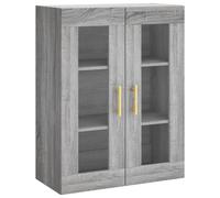vidaXL Wall Mounted Cabinet Grey Sonoma 69.5x34x90 cm