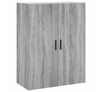 vidaXL Wall Mounted Cabinet Grey Sonoma 69.5x34x90 cm, Grey