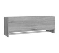 (grey sonoma) vidaXL Wardrobe Engineered Wood Cabinet Hanger Clothes Organiser Multi Colours