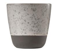Grey Speckled Handleless Cup,Textured Stoneware Coffee Mug,Reusable Cappuccino Cup For Home,Ceramic Mug