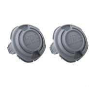 Grey Spool Cap Cover 2 Pack For Hdl Stc5433 And Stc5433pc Edge Trimmers Replacement Part Lawn Garden Tool Accessory 87.5mm Size
