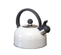 Grey Stainless Steel 1.3L Whistling Kettle Gas Stove Hob Top Caravan Camping
