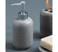 Canyon Bathroom Accessories Set Stone Effect Soap Dispenser Toothbrush Holder