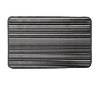 Grey Stripe Door Mat, 75Cm X 44Cm