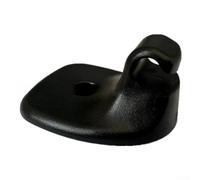 Grey Sun Visor Holder Fixing Bracket for Jeep 2003-2005 | Molded ABS construction, stronger than OEM, resists cracking, black finish for clean look(Black)