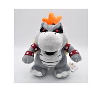 (Grey) Super Mario Dry Bowser Bones Koopa Plush Doll Toy