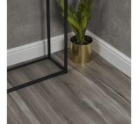 (Grey Swirl, 3x Pack of 7) Vinyl Floor Planks Wood Effect Flooring Tiles Self Adhesive Kitchen Floor Lino