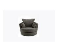 (Grey, Swivel Chair) Collingdale Jumbo Cord Fabric Sofas