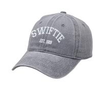 (Grey) Taylor Swift Embroidered 1989 Letter Baseball Cap