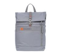 Grey Technical Fabric Roll Top Backpack - female - Piquadro - Backpacks - Gray - ONE SIZE - Bags ONE SIZE