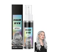 Grey Temporary Hair Color Spray - Natural & Gentle, Long-Lasting Washable Formula For Vibrant Fashion , Easy Application & Removal