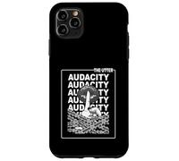 Grey The Utter Audacity Monochrome Color Graphic Case for iPhone 11 Pro Max